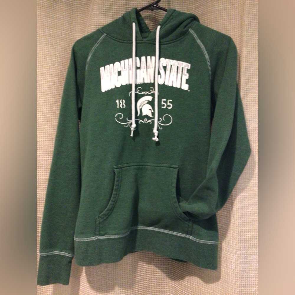 Green Michigan State Hoodie